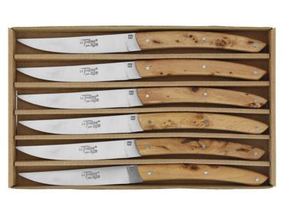 BJB.1037 - Coffret 6 Couteaux de Table BJB Le Thiers Genevrier