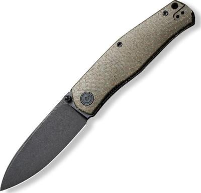 C220072 - Couteau CIVIVI Sokoke Micarta Vert Blackwash