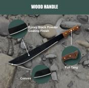 CD62721 - Machette CONDOR El Salvador avec Etui Cuir