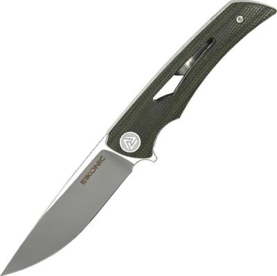 EIK.551SGR - Couteau EIKONIC Aperture Micarta Olive