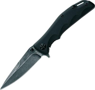 FE.024 - Couteau FOX EDGE Mandatory Fun G10 Noir Blackwash 