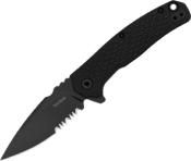 KS1407ST - Couteau KERSHAW Conduit Semi Denté GFN Noir