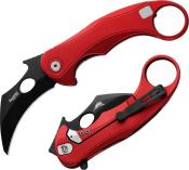 LE2A.RB - Couteau LIONSTEEL Karambit L.E.ONE MID Rouge