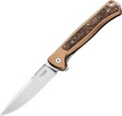 SK01BR - Couteau Skinny LIONSTEEL Titanium Bronze