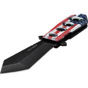 TF1048F - Couteau TAC FORCE American Flag Linerlock A/O 