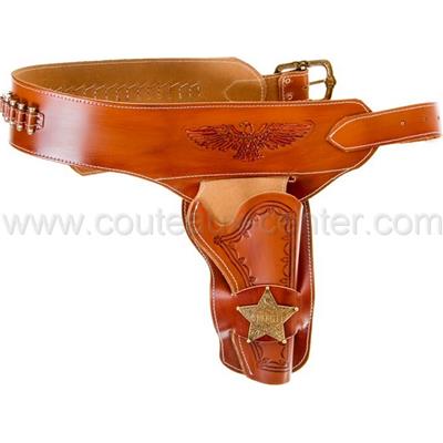 CE721 - Ceinturon simple holster avec cartouchière DENIX