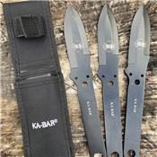 KA1121 - Jeu de 3 Couteaux à Lancer KA-BAR