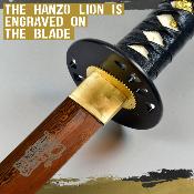 KKBFDE1 - Katana Forgé Kill Bill Hattori Hanzo Blood Damascus Edition