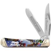 RR2079 - Couteau de Nol ROUGH RYDER Merry Christmas Trapper