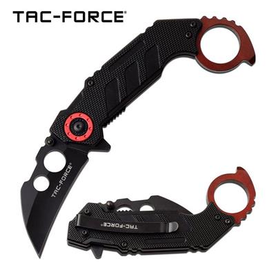 TF982RD - Couteau TAC FORCE Linerlock A/O Red