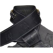 CE708 - Ceinturon double holster avec cartouchière et balles DENIX