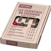 OP001626 - Coffret de 4 couteaux OPINEL Les Essentiels du Cuisinier Loft