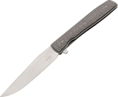 01BO476 - Couteau BOKER PLUS Urban Trapper Jigged Titanium