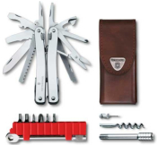 3.0236.L - Outil Multifonctions VICTORINOX Swisstool Spirit X Plus Ratchet et Etui Cuir