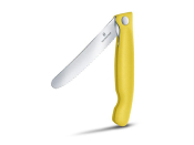 6.7836.F8B - Couteau Office Pliant VICTORINOX Swissclassic 11 cm Jaune à Dents