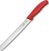 6.8631.21C1B - Couteau à Pain VICTORINOX SwissClassic 21cm Rouge