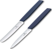 6.9096.2L3 - Set 2 Couteaux Office VICTORINOX Swissmodern Marine - Edition Limite 2022