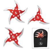 NSS3RED  - Set de 3 Etoiles  Lancer ON TARGET Circulus Mortem Red