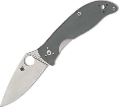 C220GPGY - Couteau SPYDERCO Polestar G-10 Grey