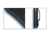C243FPSBKBL - Couteau SPYDERCO Endela Lightweight Thin Blue line Noir