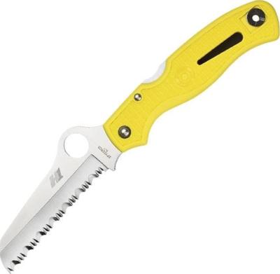 C89SYL - Couteau SPYDERCO Atlantic Salt Yellow