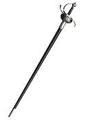 CS88CHR - Epée Ribbed Shell Cup Hilt Rapier COLD STEEL