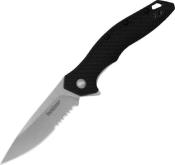 KS1845ST - Couteau KERSHAW Shoreline Semi Denté GFN Noir