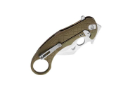 LE1AGS - Couteau LIONSTEEL Karambit L.E.One Vert