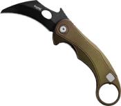 LE2A.GB - Couteau LIONSTEEL Karambit L.E.ONE MID Vert