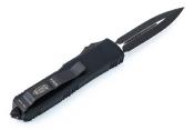 MT232-1T - Couteau Automatique MICROTECH UTX-85 D/E Black Double Tranchant