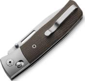 NN2.CVG - Couteau LION STEEL Nini Micarta Vert Mitre Titanium 