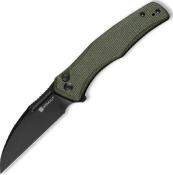 S210112 - Couteau SENCUT Watauga Micarta Vert Fonc