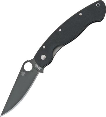 C36GPBK - Couteau SPYDERCO Military Black Blade