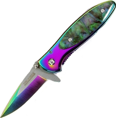 TF660AB - Couteau TAC FORCE Rainbow Framelock