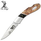 ER072W - Couteau ELK RIDGE Lockback Loup