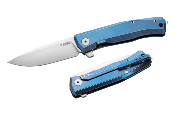 MT01BL - Couteau LION STEEL Myto Titanium Bleu
