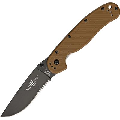ON8847CB - Couteau ONTARIO RAT 1 Folder Coyote Brown