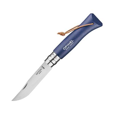OP002212 - Couteau OPINEL Baroudeur N° 8 VRI Bleu foncé à Lacet