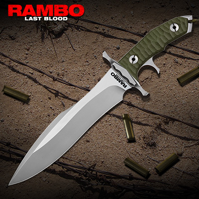RB9411 - Poignard RAMBO Last Blood Heartstopper Knife Licence Officielle First Edition Limitée