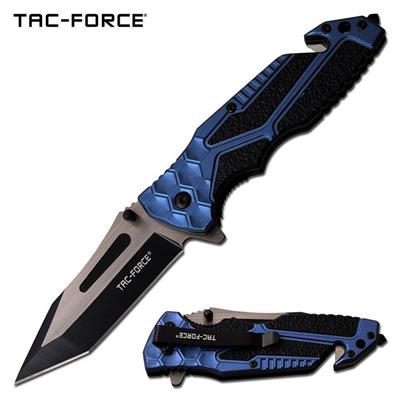 TF994BL - Couteau TAC FORCE Linerlock A/O Blue