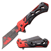 DSA090RD - Couteau DARK SIDE BLADES Spring Assisted Knife