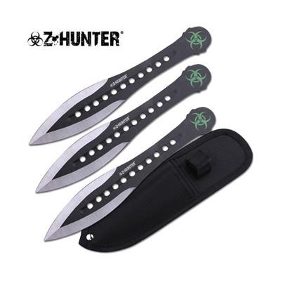 ZB1633BK - Jeu de 3 couteaux à lancer Z HUNTER