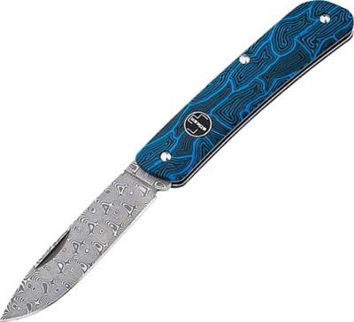 01BO559DAM - Couteau BOKER PLUS Tech Tool Blue Damast