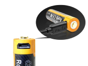 14500USB - Accu Rechargeable 14500 1,5V 1600MAH Micro USB