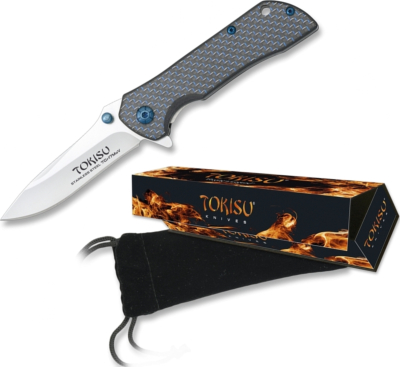 TOKI18595 - Couteau TOKISU EDC Fibre de Carbone/G10