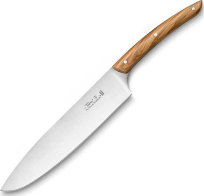 3245 - Couteau Chef CLAUDE DOZORME Cuisine Au Quotidien 18 cm Olivier