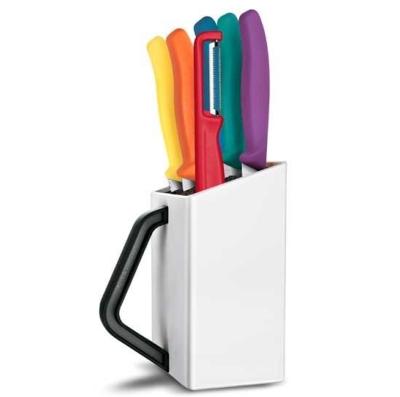 6.7126.6C1 - Bloc Porte-Couteaux Utility avec 6 Pièces VICTORINOX Swissclassic