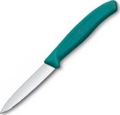 6.7604.2C1 - Set 2 Couteaux Office VICTORINOX SwissClassic 8cm Vert