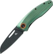 BF762OD - Couteau BLACK FOX Feresa Aluminium Vert Blackwash