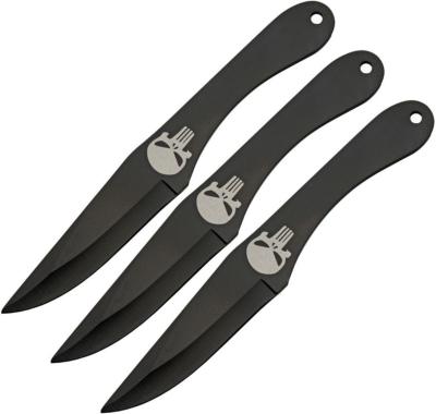 211563 - Set de 3 Couteaux à Lancer RITE EDGE Skull